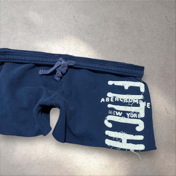 Abercrombie & Fitch Navy Blue Mini Shorts - Picture 2 of 7